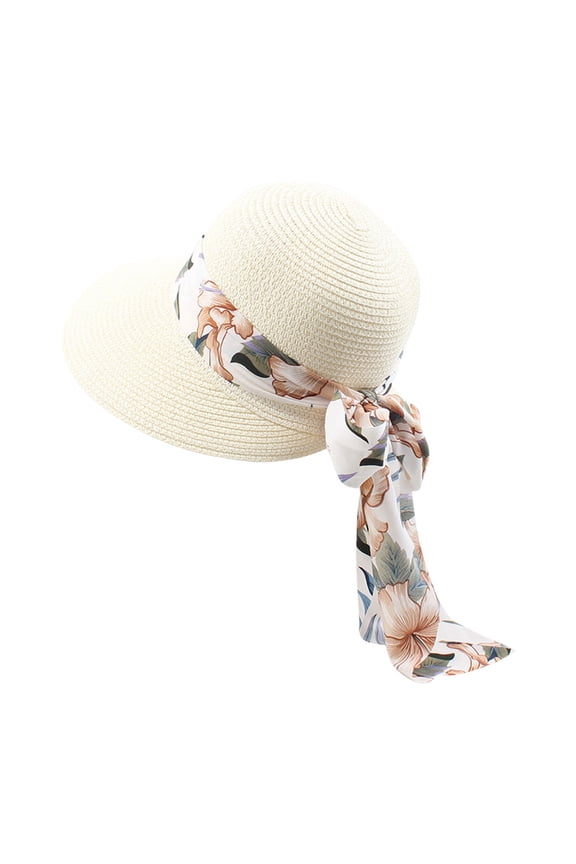 Straw Womens Beach Floppy Roll Up Summer Hats Sun UPF50 Baseball Caps Bucket,Sizes One Size