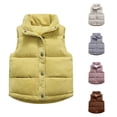 thumbnail image 1 of Vrotazzy Toddler Kids Baby Girls Boys Corduroy Vest Fuzzy Sleeveless Coat Outerwear Pockets,Size 4-5 Years, 1 of 4