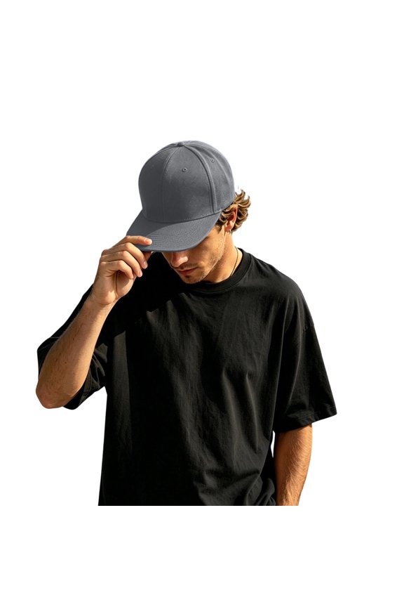 Unisex Adjustable Flat Bill Hop Baseball Cap for Everyday Wear Classic Headwear Daily Skateboarding Seasons,Size One Size