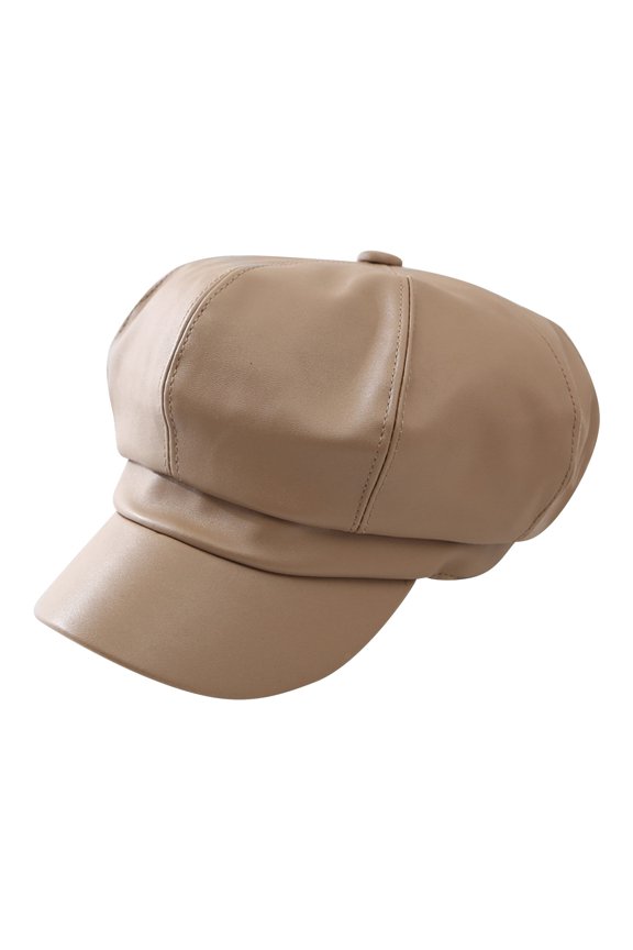 Women Classic Beret Versatile Painter Hat Solid Spring French Style Cap,Size One Size