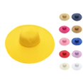thumbnail image 1 of Vrotazzy Women Wide Brim Straw Beach Hat Sun Cap for Ladies Little Girl Summer, 1 of 3