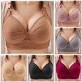 thumbnail image 1 of Vrotazzy Women's Push Up Wireless Bra Comfort Underwire Seamless Daily Bralette Soft Breathable Lift Smooth Fit Unlined Coverage, 1 of 4