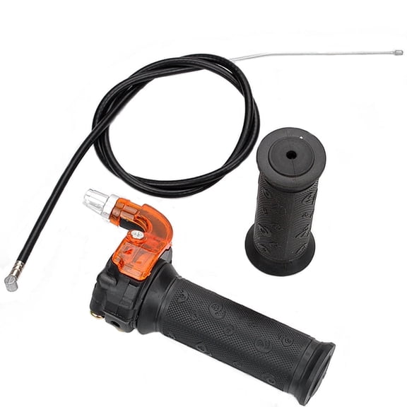 Vruelia 1 Set Universal Throttle Grip with Throttle Cable Set for 49cc