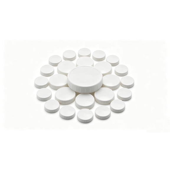 Vruelia 16 Pack Wide Mouth Mason Jar Lids, Storage Caps for Canning Jars,Leak-Proof and Anti-Scratch Resistant Surface