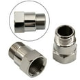 Vruelia 2Pcs M18x1.5mm Threaded O2 Oxygen Sensors Fitting Adapter ...