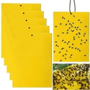 Vruelia 30 Pack Yellow Sticky Traps, Gnat Trap, Gnat Killer, Fruit Fly Paper Dual-Sided, Fly Traps Indoor Sticky, Sticky Traps Insects, Indoor/Outdoor