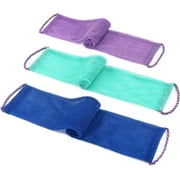 Vruelia 3Pcs African Bath Sponge African Net Long Net Bath Sponge Exfoliating Shower Body Scrubber Back Scrubber Skin Smoother,Great for Daily Use