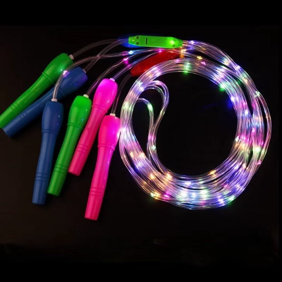 Vruelia Fitness Luminous for Children Random Color Kid Jump Rope Led Jump Rope Light Up Skipping Rope(Multicolor)