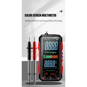 Vruelia Fs899L Smart Digital Multimeter Usb Rechargeable Current Meter With 6000 Counts