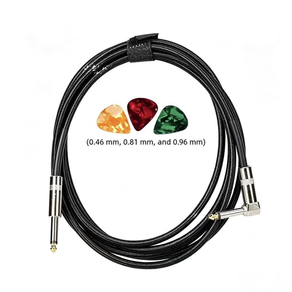 Vruelia Guitar Cable Cord 10ft AMP for & Electric Guitar/Keyboard/Mandolin, Audio