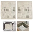 thumbnail image 1 of Vruelia Kitchen Sink Mat 2PCS Food Grade Rubber Material Non‑Slip Easy To Clean Sink Protector Mat For Kitchen Kitchen Drain Pad, 1 of 5