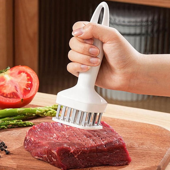 Vruelia Meat Tenderizer Needle Stainless Steel Steak Tenderizer Hammer Kitchen Tool Cooking Gadgets Rib Breaker Meat Beater