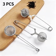Vruelia Premium Stainless Steel Tea Strainers 3 Count