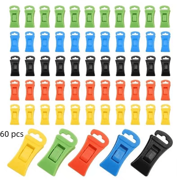 Vruelia Sock Clips 60 Count for Washing Machines The washing machine sock rack is suitable for many