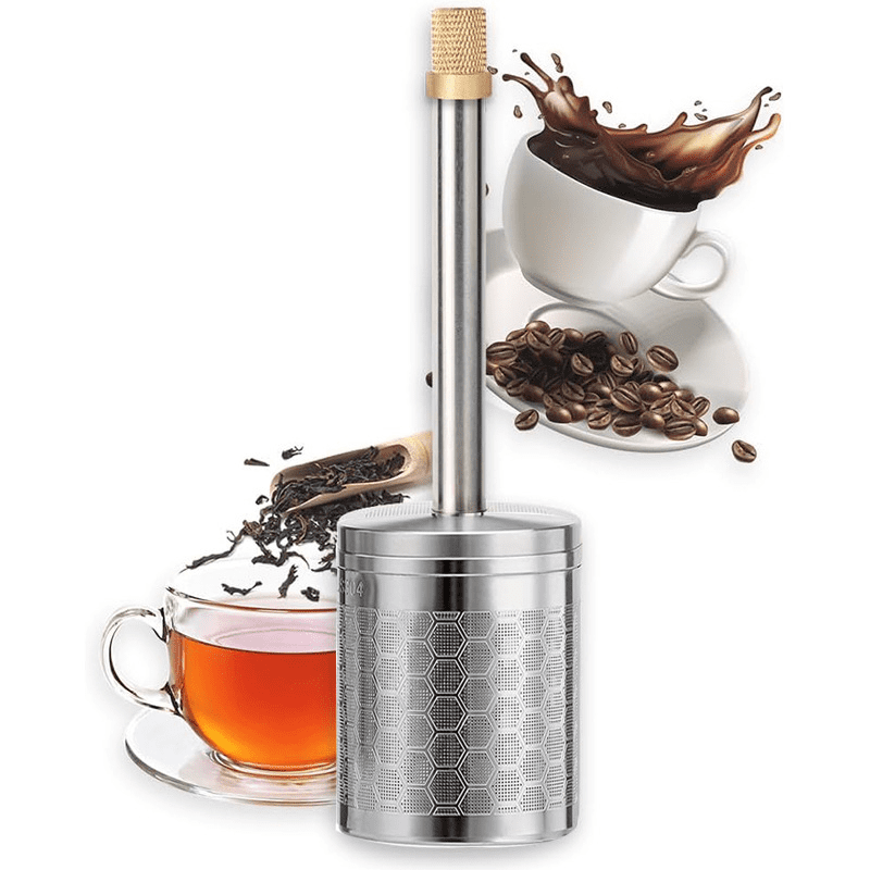 Vruelia Wear Resistant Stainless Steel French Press Coffee Maker
