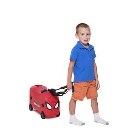 Vrum Spiderman Ride-On Toy Box Wagon