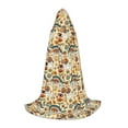 thumbnail image 1 of Vsdgher 70s Hippie Style Hooded Cloak, Teenagers Halloween Hoodies Robe Cosplay Capes, Halloween Hooded Cape Cosplay Costume-Medium, 1 of 7