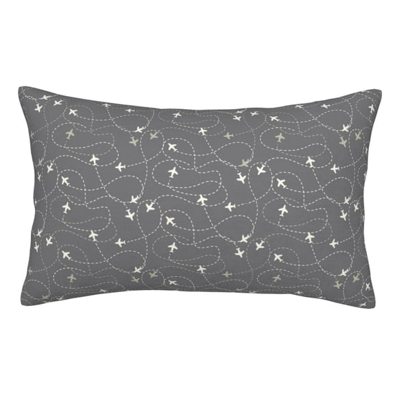 Vsdgher Airplane Routes Around The World Print Pillow Cases -Iconic Collection Pillowcases -Extra Soft, Not easy to deform,not pilling Export quality