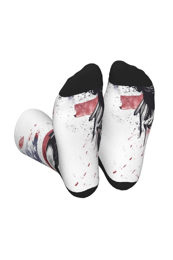 American Flag Eagle Art Unisex Crew Socks Lightweight Breathable Ventilation Ankle Socks, Mid-calf socks for Daily
