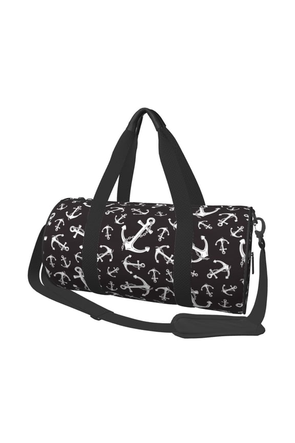 Anchors 45L Foldable Duffel Bag, Sports Gym Bag,Overnight Bag, Portable Weekender Bag for Airplanes