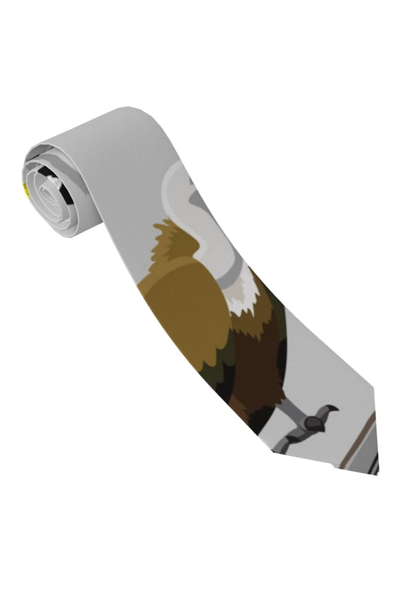 Animal Bird Print Ties for Men 4.7" Formal Necktie Wedding Accessory Men's Business Ties for Wedding Bussiness Work