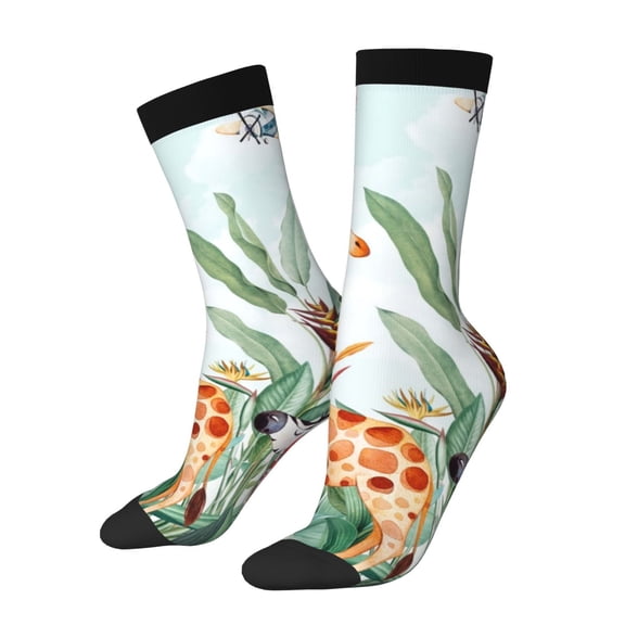 Vsdgher Animals-1 Crew Socks for Men & Women, Breathable Casual Athletic Ankle Socks