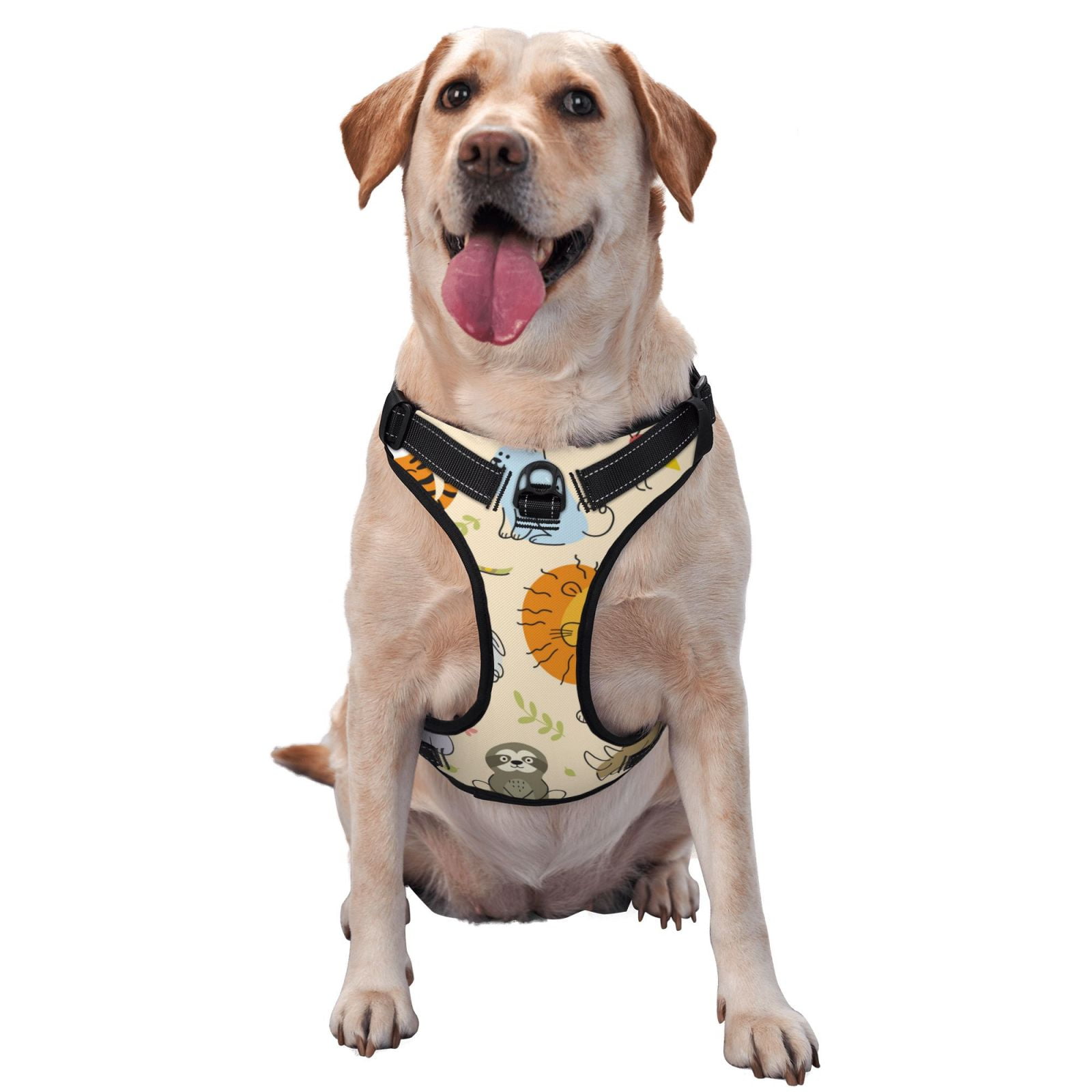 Vsdgher Animals Dog Harness, No-Pull Pet Harness, Dog Vest, Pet Vest for Small to Large Dogs-Small
