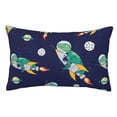 thumbnail image 1 of Vsdgher Astronaut Dinosaur and Space Print Pillow Cases -Iconic Collection Pillowcases -Extra Soft, Not easy to deform,not pilling Export quality, 1 of 8