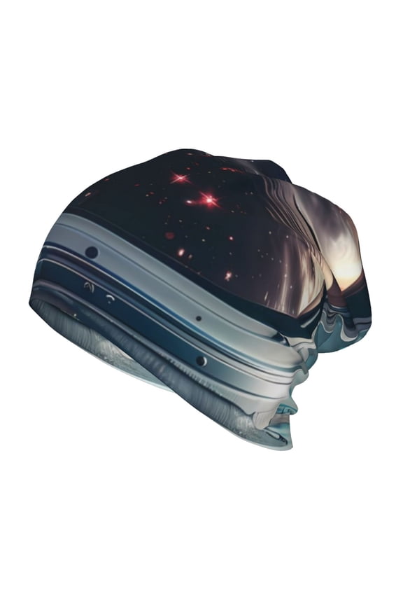 Astronaut Helmet Reflections Toddler Beanie Baby Boys Girls Beanies Kids Winter Hats Children Knit Warm Caps