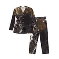 thumbnail image 1 of Vsdgher Astronaut Mens Pajama Set, Soft Warm Long Sleeve Sleepwear, Cozy Button-Down Pjs for Men-, 1 of 7