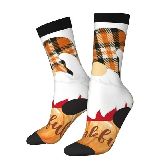 Vsdgher Autumn Gnomes Crew Socks for Men & Women, Breathable Casual Athletic Ankle Socks