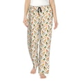 thumbnail image 1 of Vsdgher Autumn Gnomes Holding Mushroom Women’s Womens Pajama Pants, Lounge Wide Leg PantsLounge Pants,Sleep Bottoms, Lounge for Women-XX-Large, 1 of 6