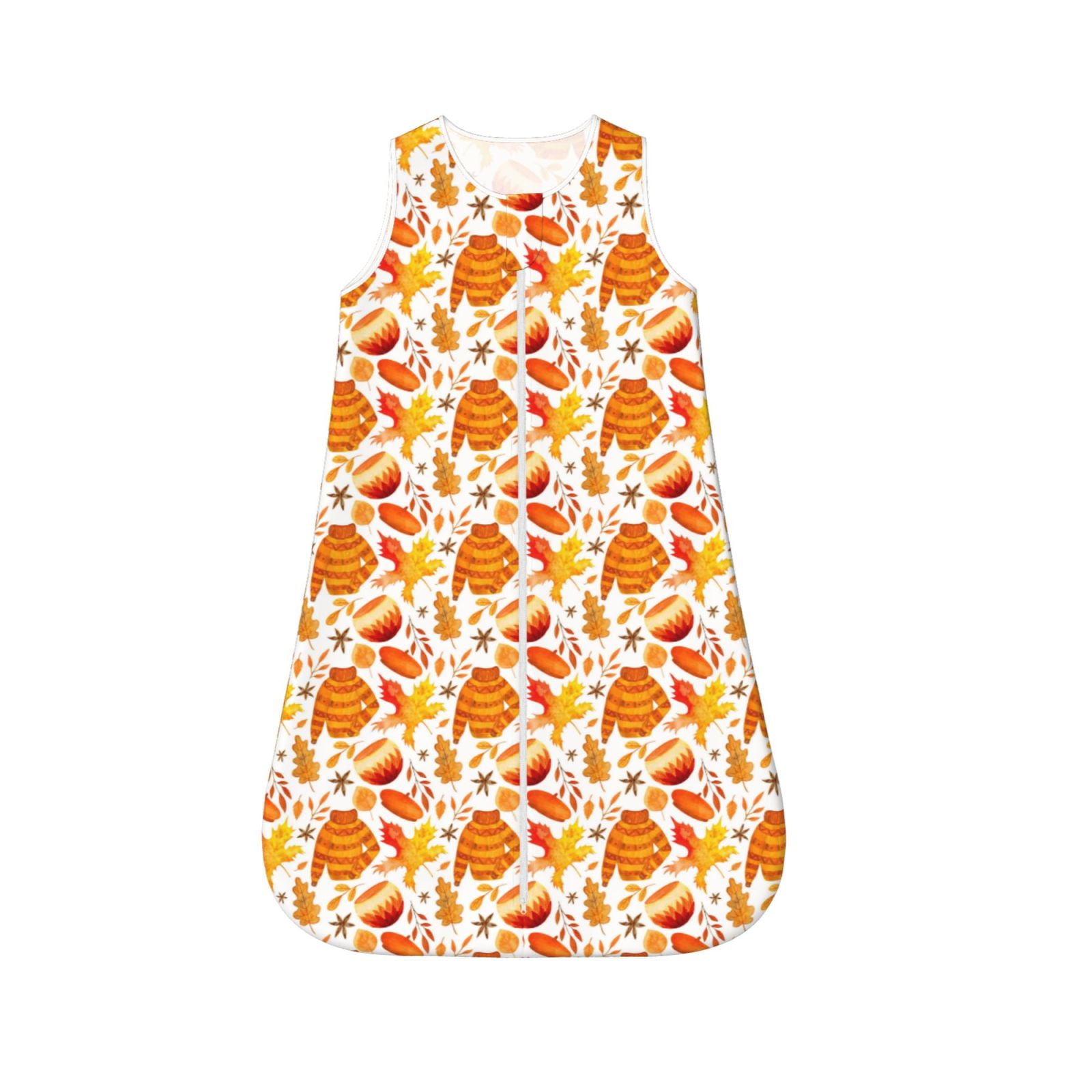 Vsdgher Autumn Sweater Warmth Baby Sleep Sack, Sleeveless Baby Sleeping Bag Toddler 2-Way Zipper Wearable Blanket for Infant Toddler Newborn-X-Large