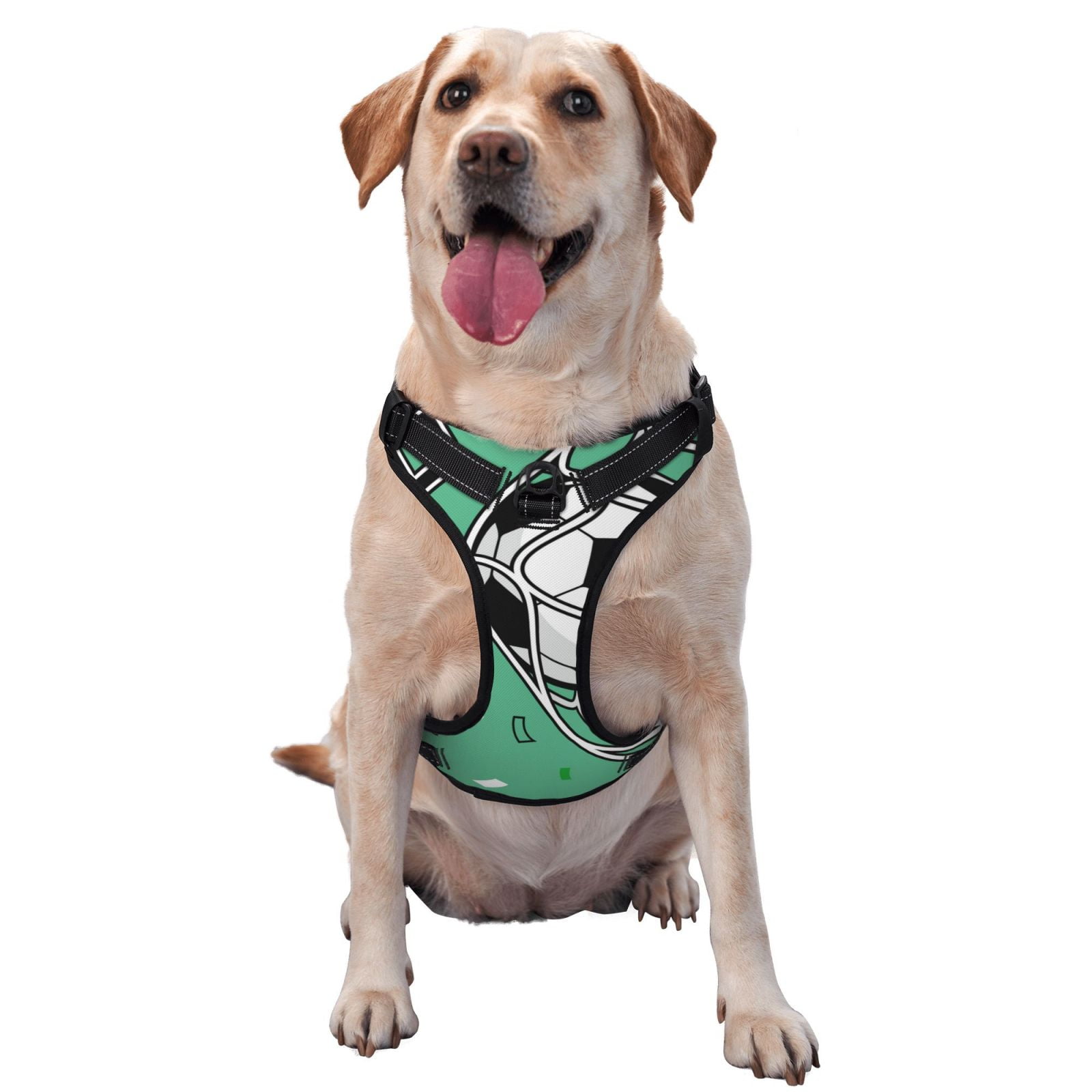 Vsdgher BALL INSIDE THE NET GOAL Dog Harness, No-Pull Pet Harness, Dog Vest, Pet Vest for Small to Large Dogs-X-Large