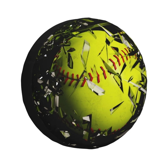 Vsdgher Ball for Spare Tire Cover, Tire Wheel Protector Wheel Cover Fit for Truck,Trailer,RV,SUV,Camper and Most Vehicle-15 inch