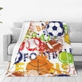 thumbnail image 1 of Vsdgher Balls Ultra-Soft Micro flannel Blanket Throw Blankets for Couch Sofa, Bed (4 sizes)-50"x40", 1 of 7