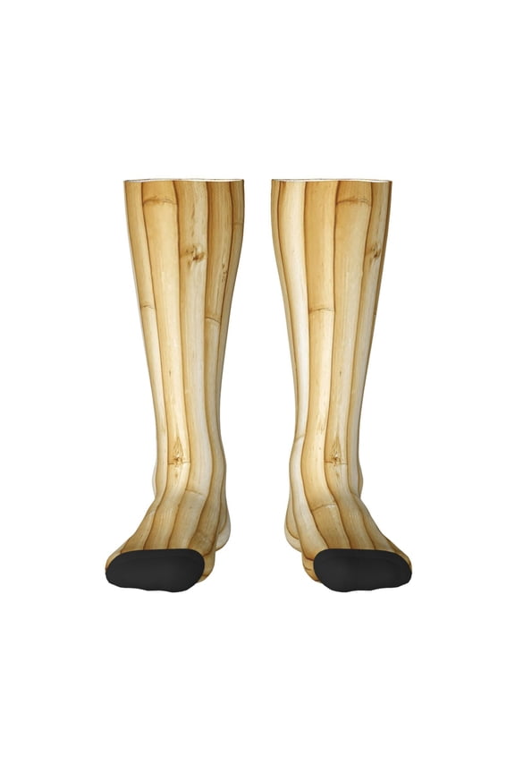 Bamboo Wall Knee Socks, High Socks Long Stretchy Sock Women Knee High Stocking, Long Socks for Women