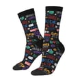 thumbnail image 1 of Vsdgher Basketball Crew Socks for Men & Women, Breathable Casual Athletic Ankle Socks, 1 of 6