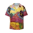 thumbnail image 1 of Vsdgher Beautiful African Woman Print Men's Wrinkle Free Untucked Cuban Shirt Business Casual Button Down Shirts Short Sleeve Shirt, 1 of 7