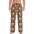 thumbnail image 1 of Vsdgher Beautiful Owl Print Mens Pajama Pants Sleep & Lounge Pants, PJ Bottoms With elastic waistb and Pockets, 1 of 5