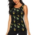 thumbnail image 1 of Vsdgher Bee Floral Print Tank Top Sports Vest Bra for Women Sports ,Performance Stretchy Quick Dry Sports Workout Running Top Vest with Removable Pads, 1 of 8