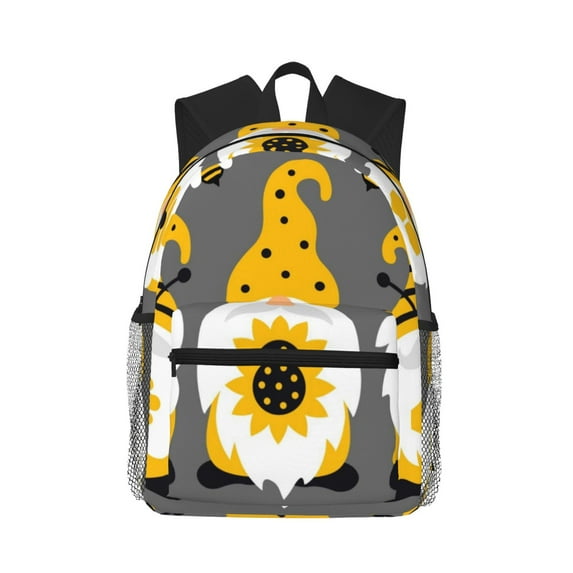 Vsdgher Bee Kind Print Unisex Large Capacity Bookbag Schoolbag Casual Daypack for High School/College/Teens/Travel/Work