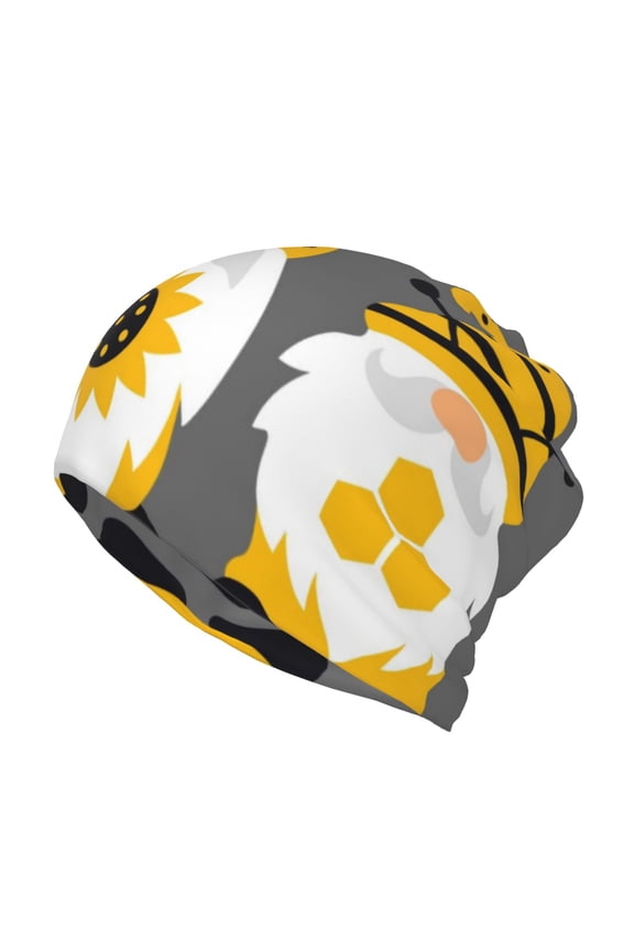 Bee Kind Slouchy Beanie Hat for Men/Women, Skull Cap Chemo Cap Night Sleeping Cap