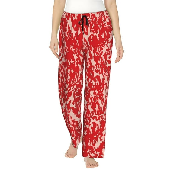Vsdgher Beef Women’s Womens Pajama Pants, Lounge Wide Leg PantsLounge Pants,Sleep Bottoms, Lounge for Women-Medium