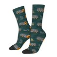 thumbnail image 1 of Vsdgher Big Machine Crew Socks for Men & Women, Breathable Casual Athletic Ankle Socks, 1 of 6