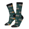 thumbnail image 1 of Vsdgher Big Machine Crew Socks for Men & Women, Breathable Casual Athletic Ankle Socks, 1 of 6