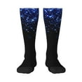 thumbnail image 1 of Vsdgher Black Blue Glitter Sparkles Knee Socks, High Socks Long Stretchy Sock Women Knee High Stocking, Long Socks for Women, 1 of 6