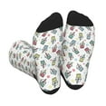 thumbnail image 1 of Vsdgher Boba Milk Tea Unisex Crew Socks Lightweight Breathable Ventilation Ankle Socks, Mid-calf socks for Daily, 1 of 7