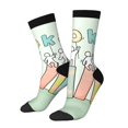 thumbnail image 1 of Vsdgher Books Crew Socks for Men & Women, Breathable Casual Athletic Ankle Socks, 1 of 6