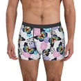 thumbnail image 1 of Vsdgher Bright Butterflies1 Pattern Men's Boxer Brief Underwear,Soft Funny Underwear for Men-Medium, 1 of 5